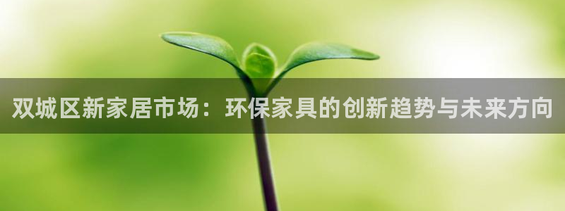 杏耀平台线路：双城区新家居市场：环保家具的创新趋势与未来方向